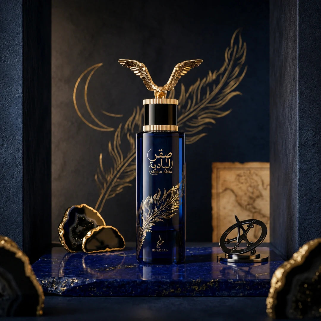Saqr Al Badiya Eau de Parfum Spray 100ml (3.4 oz) by Khadlaj