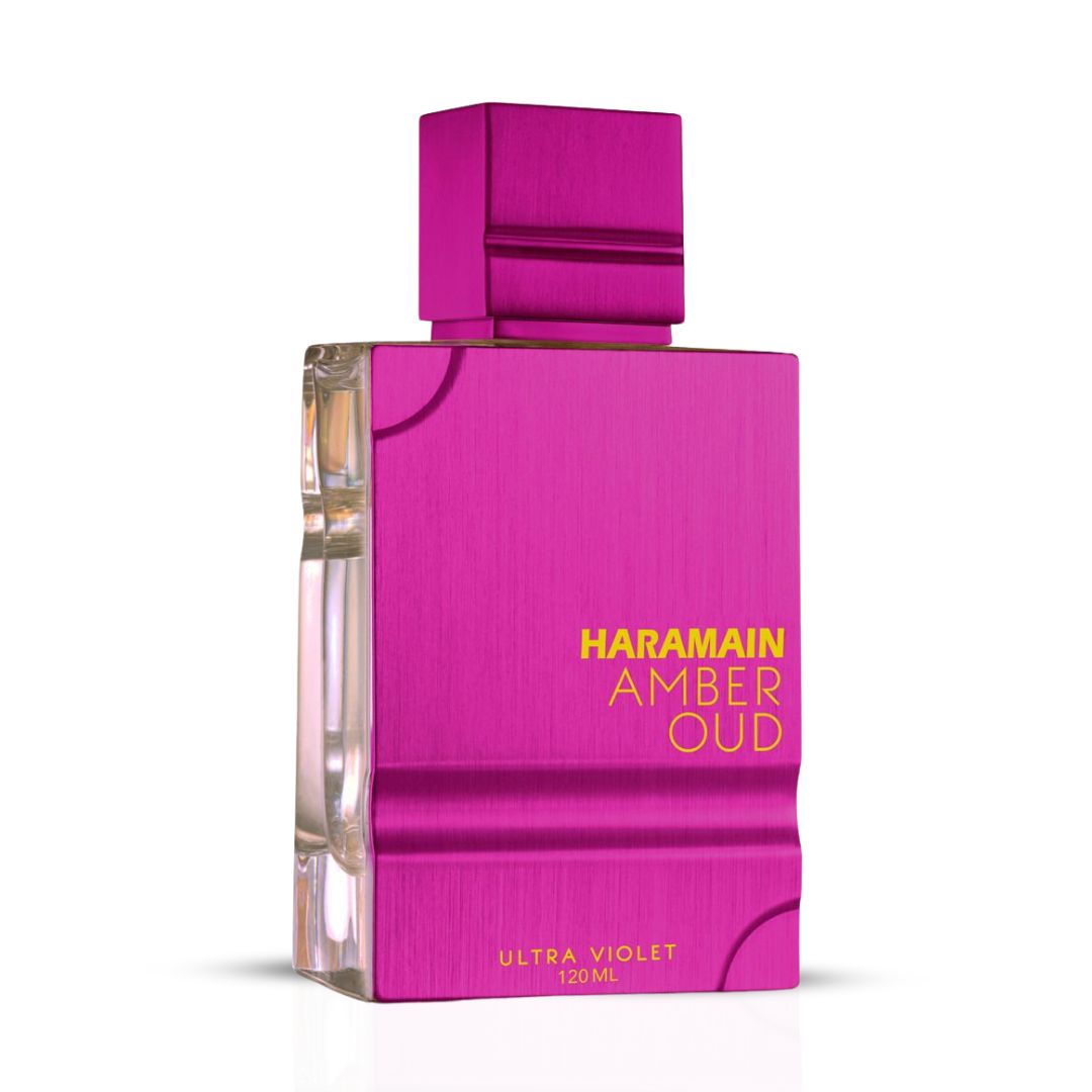 Amber Oud Ultra Violet Eau De Parfum Spray 120ML (4.0 OZ) By Al Haramain | A Mesmerizing Fusion Of Opulent Florals, Tantalizing Spice & Woody Warmth For An Alluring Finish.