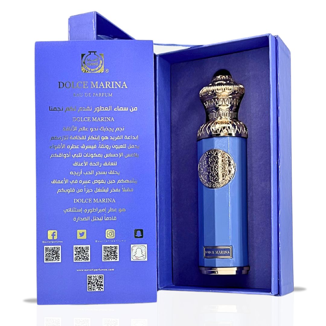 HERITAGE COLLECTION - DOLCE MARINA Eau De Parfum Spray 140ML (4.7 OZ) By Surrati | A Bright Citrus Scent With Soft Floral Notes & A Warm, Musky Base.