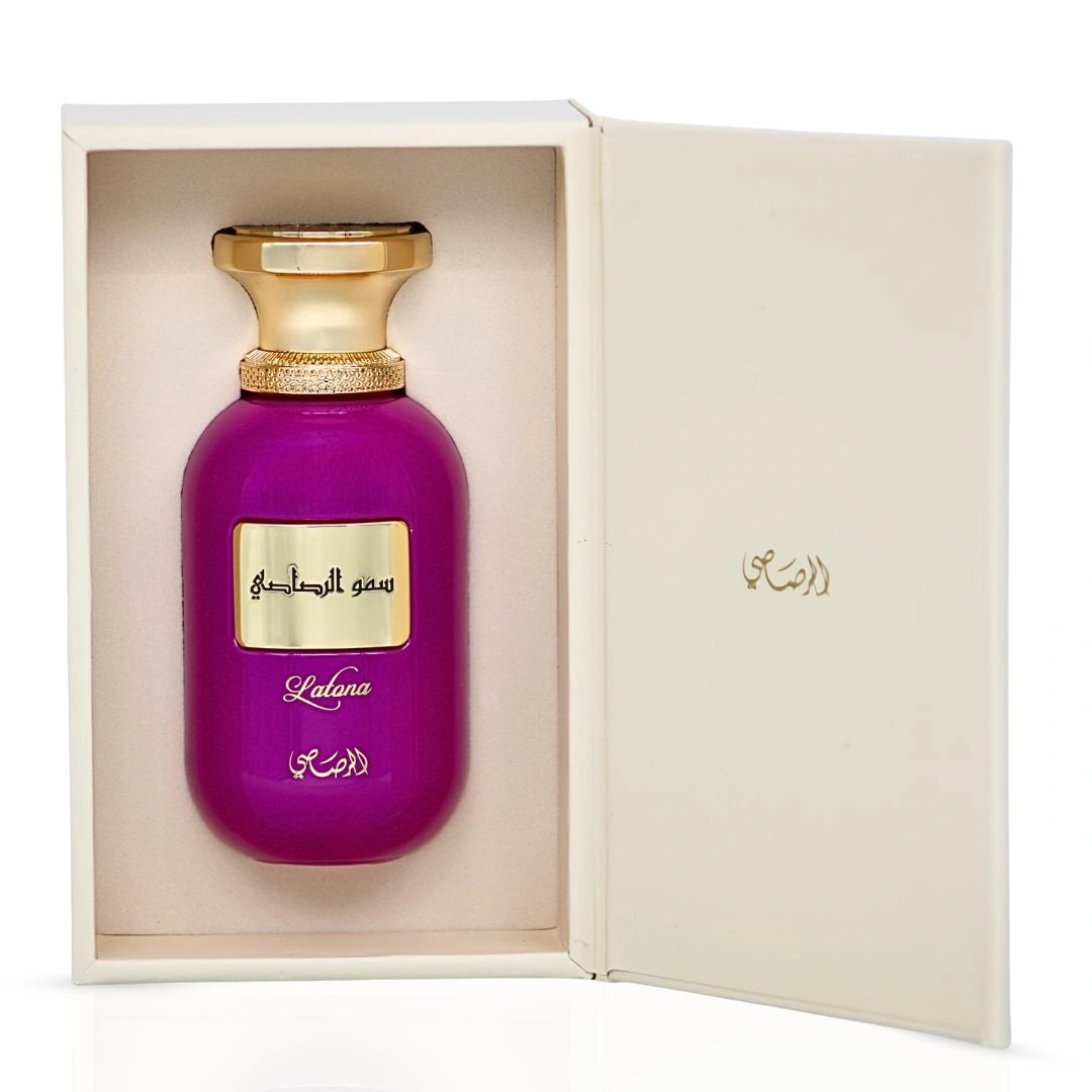 Somow Al Rasasi Latona Eau de Parfum Spray 100ml (3.4 oz) by Rasasi | Luxurious Fruity Floral Fragrance with Lasting Depth