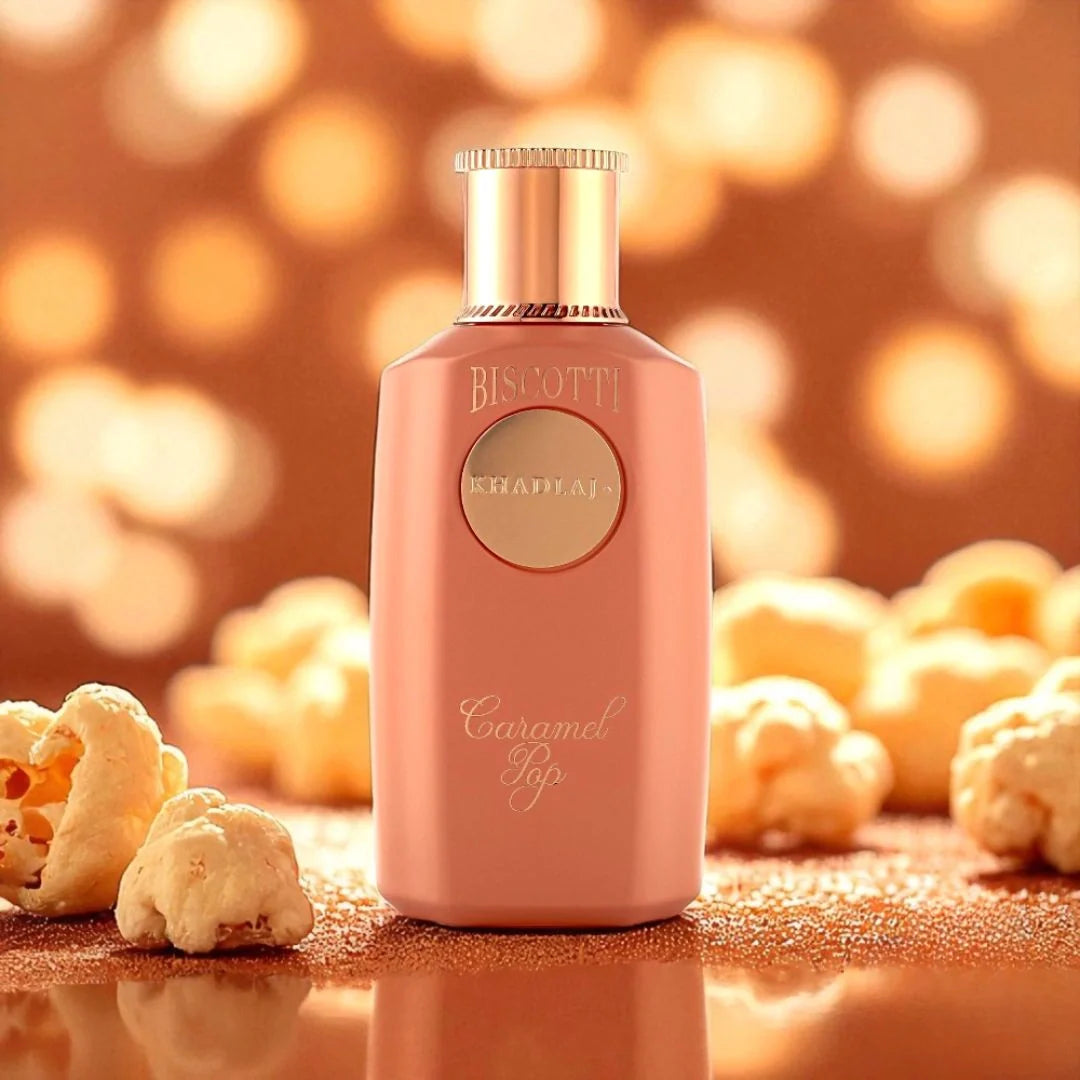 Biscotti Caramel Pop Eau de Parfum Spray 100ml (3.4 oz) by Khadlaj Perfumes