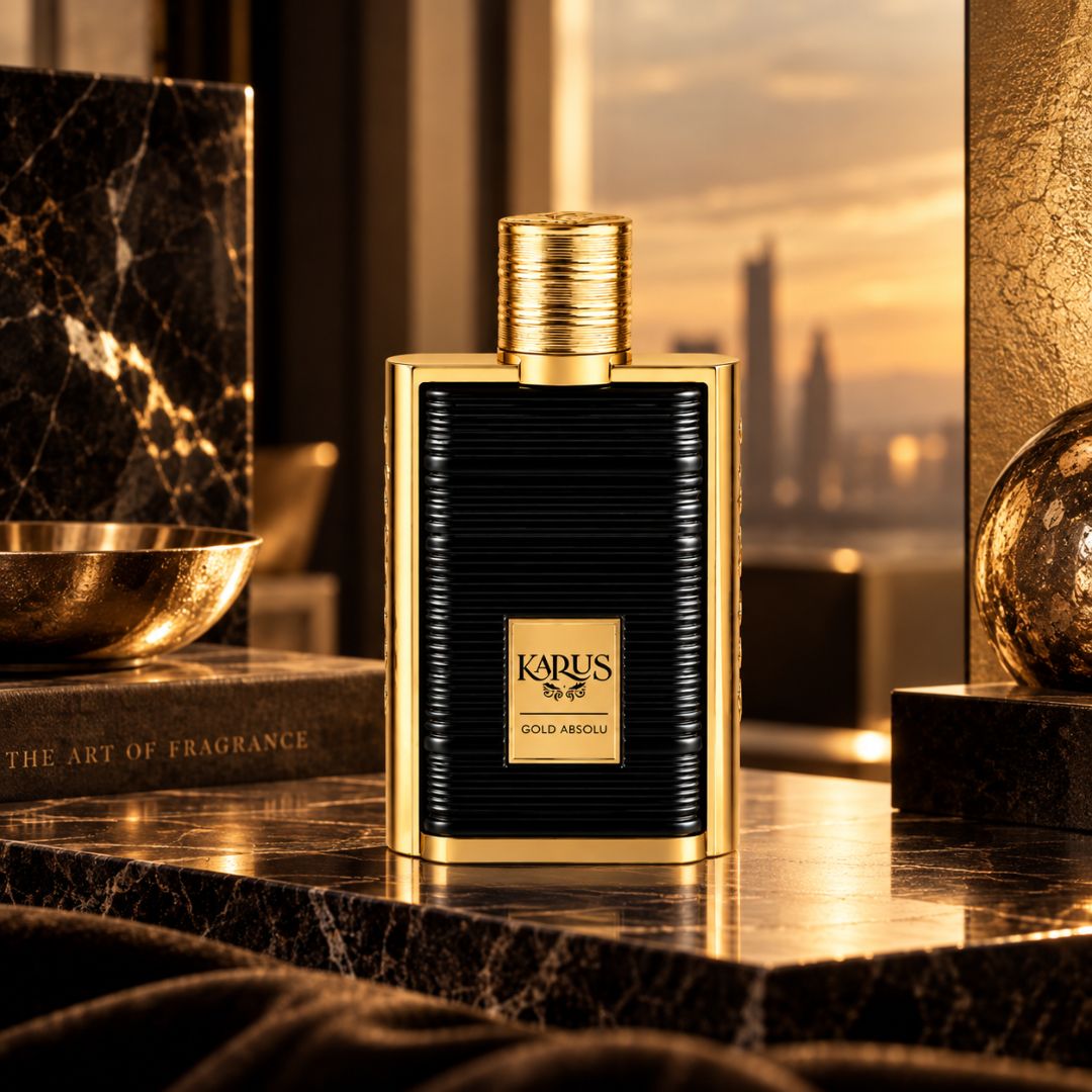 Karus Gold Absolu Eau de Parfum Spray 100ml (3.4 oz) by Khadlaj
