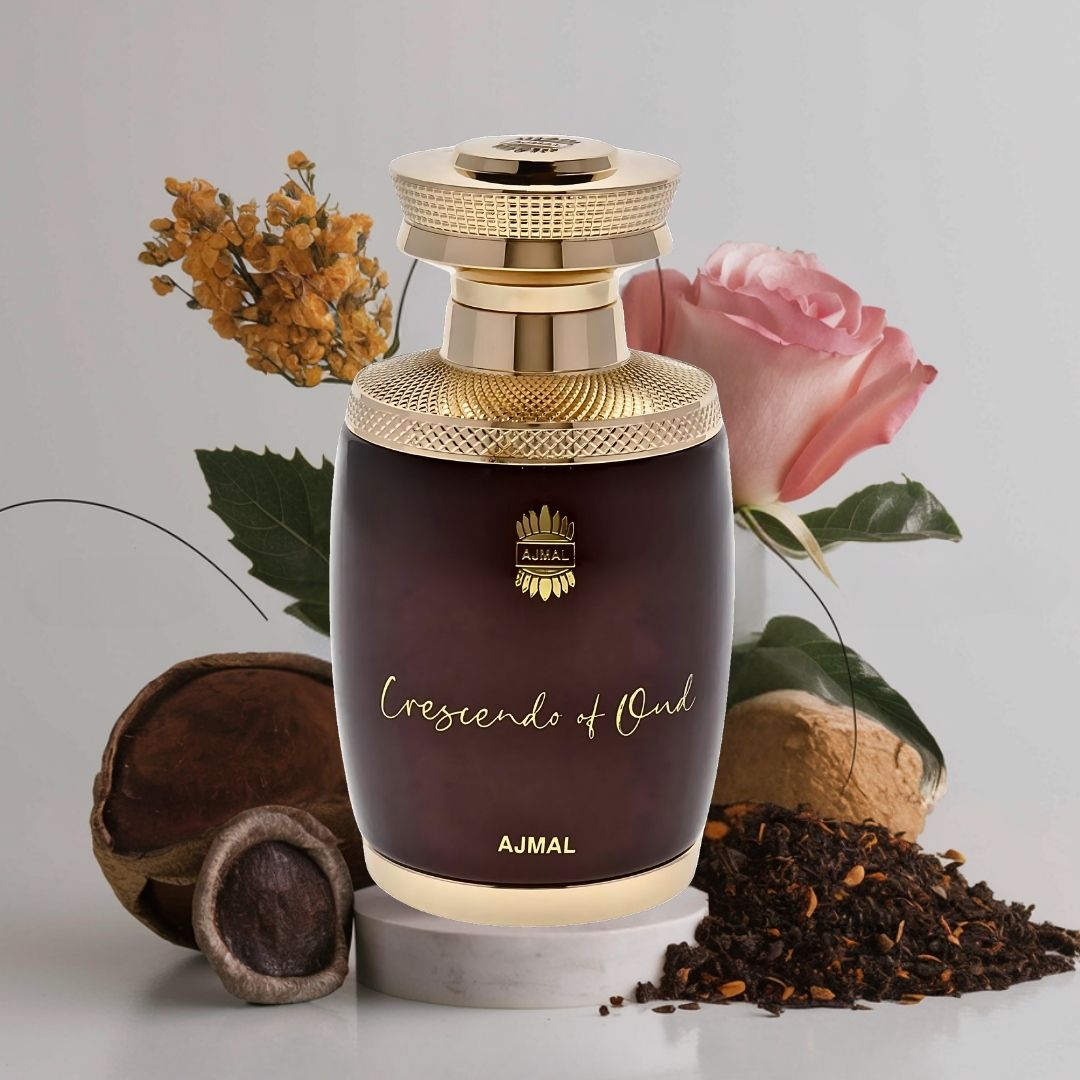 Crescendo of Oud EDP Spray 75ML (2.5 OZ) by AJMAL | Long Lasting, Luxurious, Exquisite Fragrances.