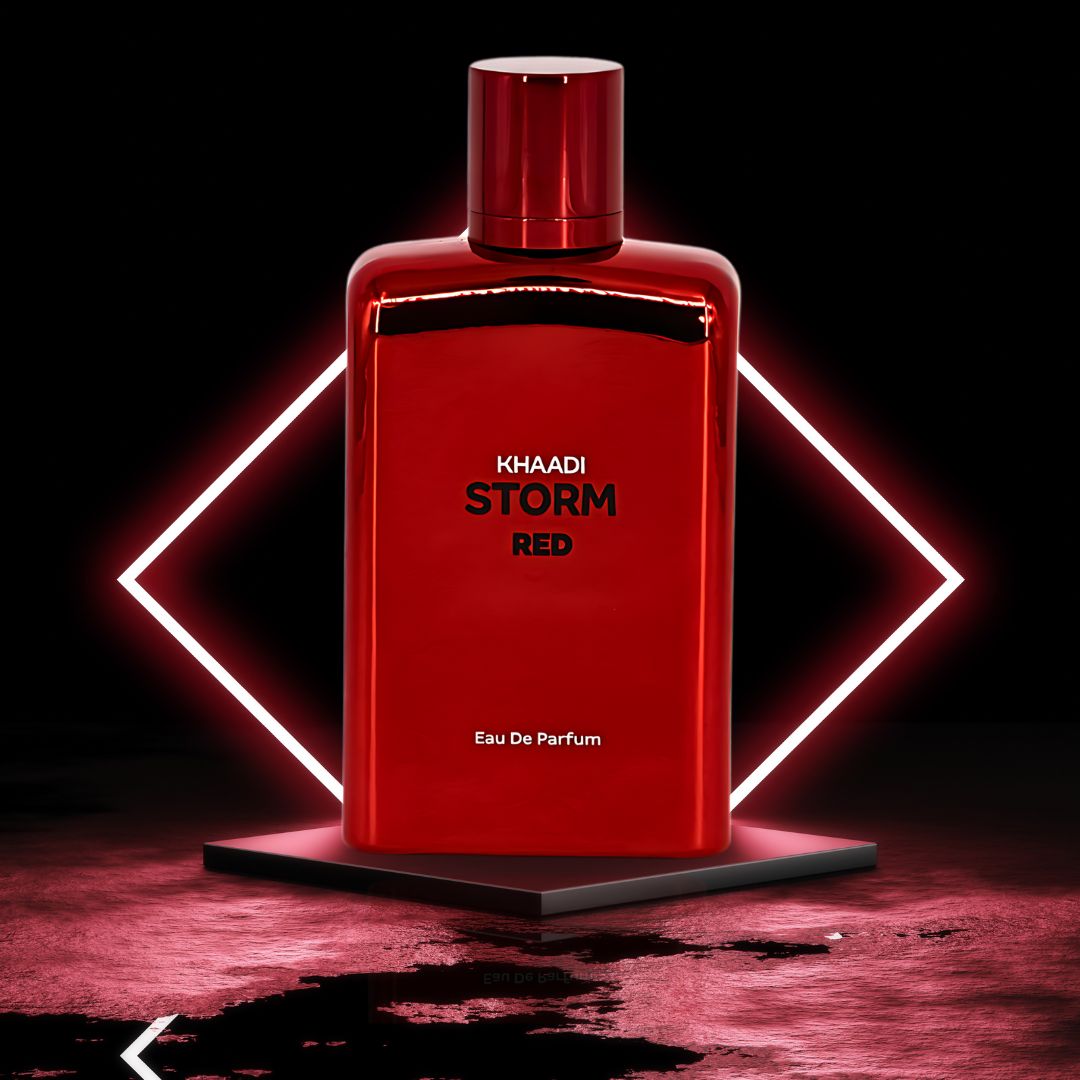 Storm Red EDP Spray 100ML (3.4 OZ) by Khaadi | Long Lasting, Warm Spicy and Woody Perfumes.