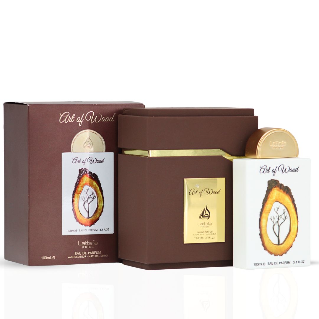 Art of Wood Eau de Parfum Spray 100ml (3.4 oz) by Lattafa Pride