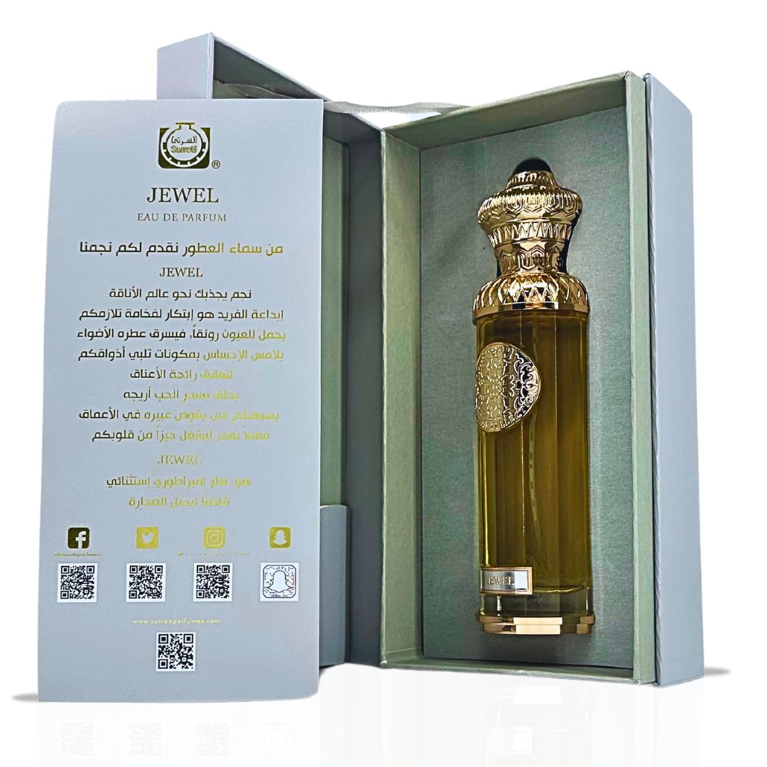 HERITAGE COLLECTION - JEWEL Eau De Parfum Spray 140ML (4.7 OZ) By Surrati | A Floral Scent With Citrusy Freshness & A Creamy Finish.