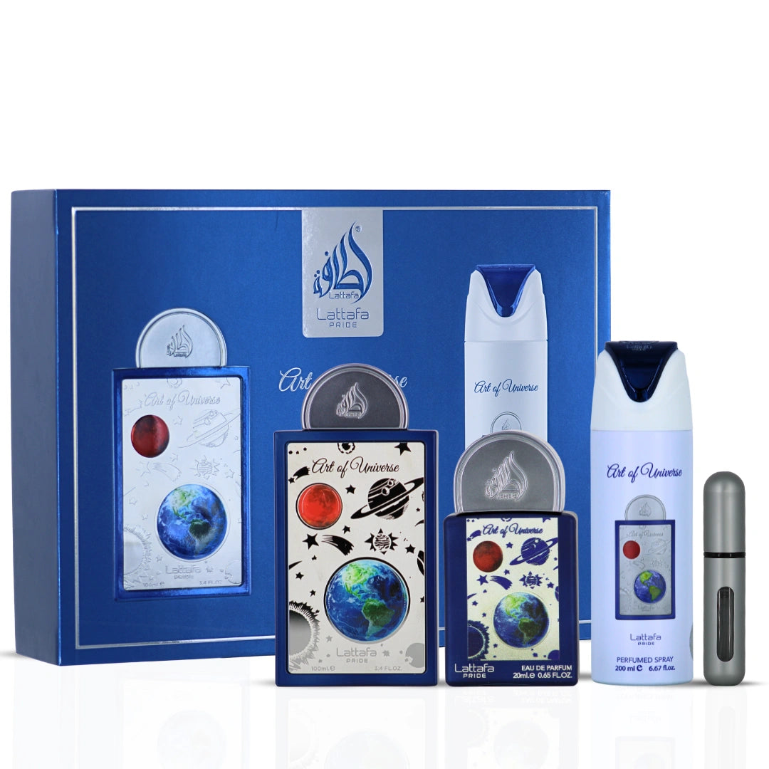 Lattafa Pride Art of Universe 3-Piece Eau de Parfum Gift Set