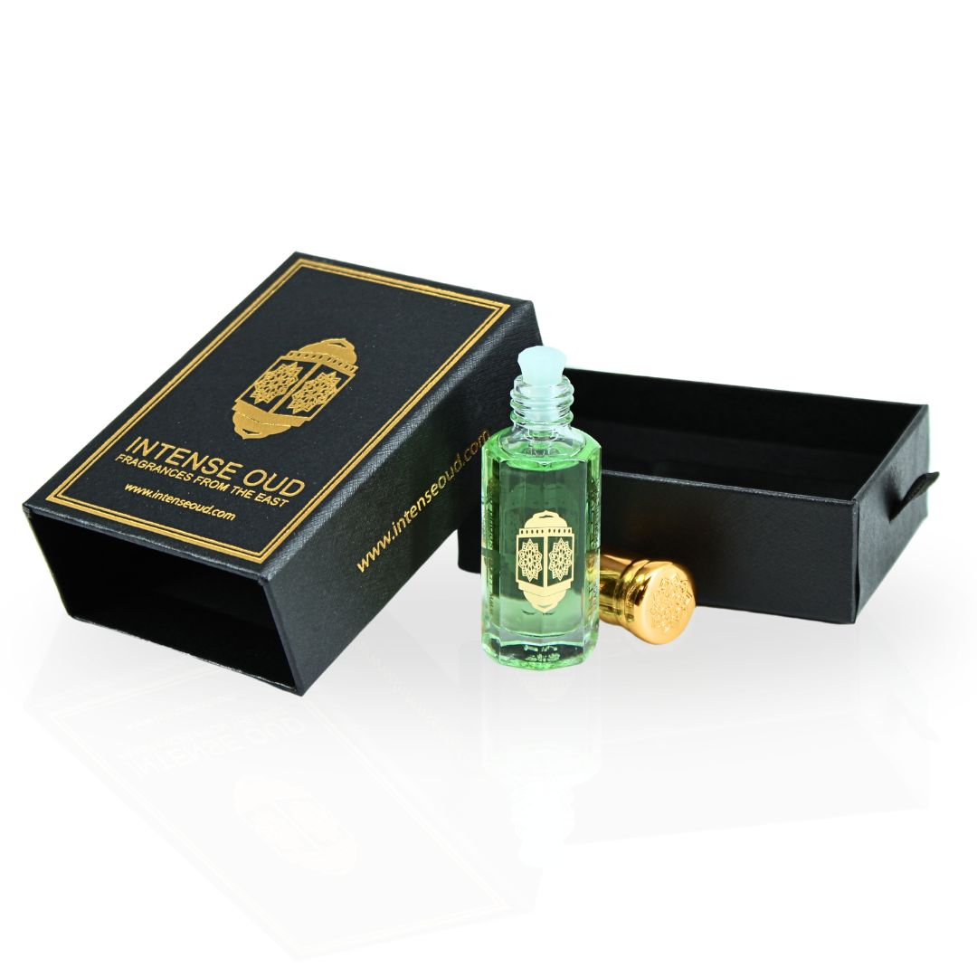 Fajr Perfume Oil 12ML (0.40 OZ) With Black Gift Box By Intense Oud | A Fresh Citrus Opening With Warm Musk, Sandalwood & Amber Base.