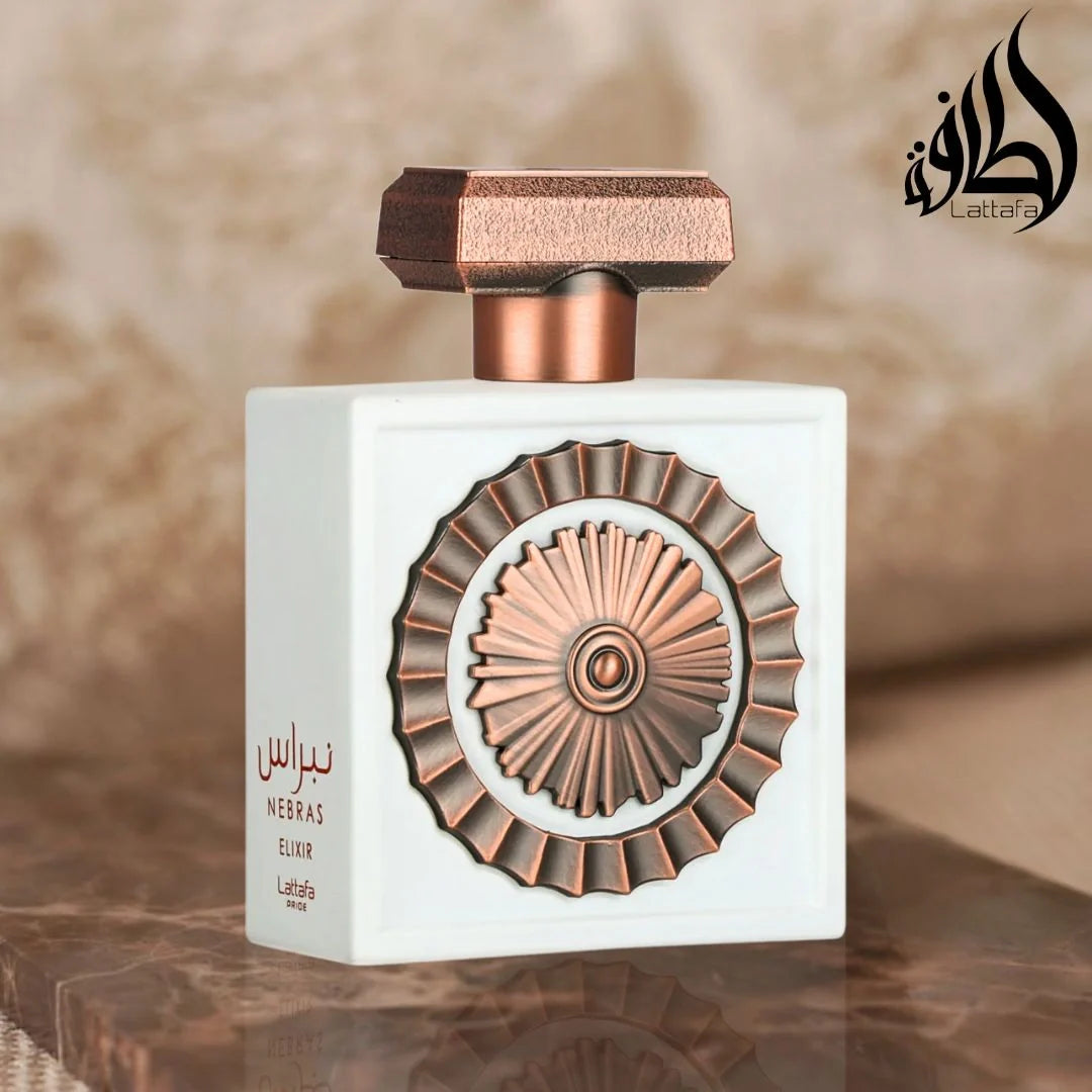 Nebras Elixir Eau de Parfum Spray 100ml (3.4 oz) by Lattafa Pride