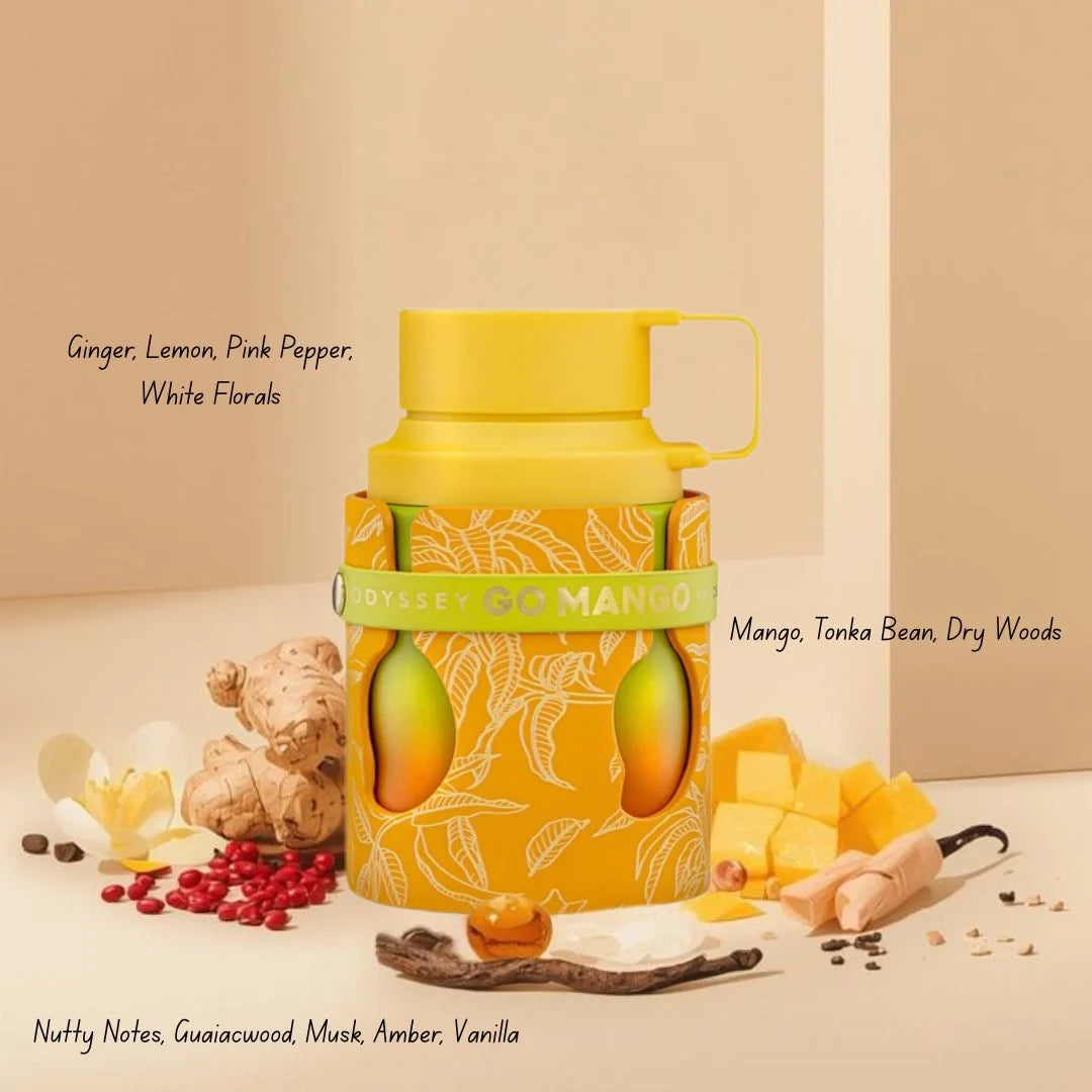 Odyssey Go Mango Tropical Collection Eau de Parfum Spray 100ml (3.4 oz) by Armaf