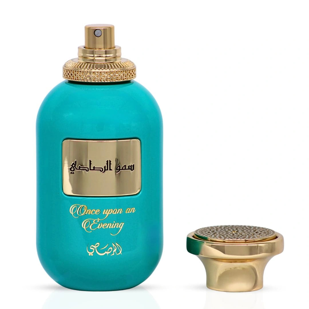 Somow Al Rasasi Once Upon an Evening Eau de Parfum Spray 100ml (3.4 oz) by Rasasi | A Dreamy Trail of Vanilla and Blossoms
