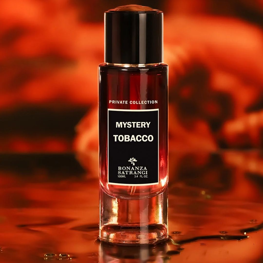 Mystery Tobaco EDP Spray 100ML (3.4 OZ) by Bonanza Satrangi | Long Lasting, Bold, Opulent, Woody, Luxurious Fragrances.