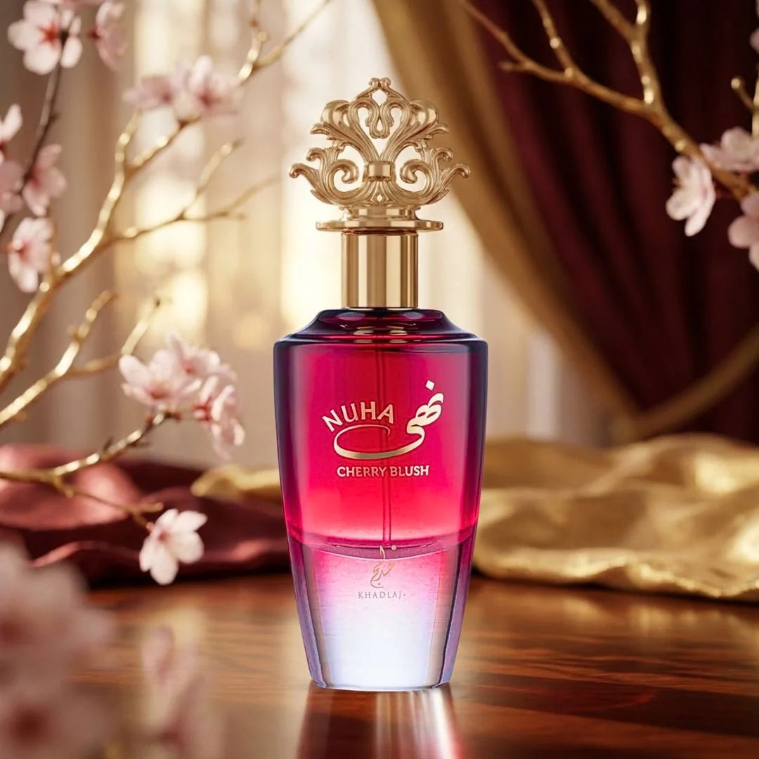 Nuha Cherry Blush Eau de Parfum Spray 85ml (2.9 oz) by Khadlaj