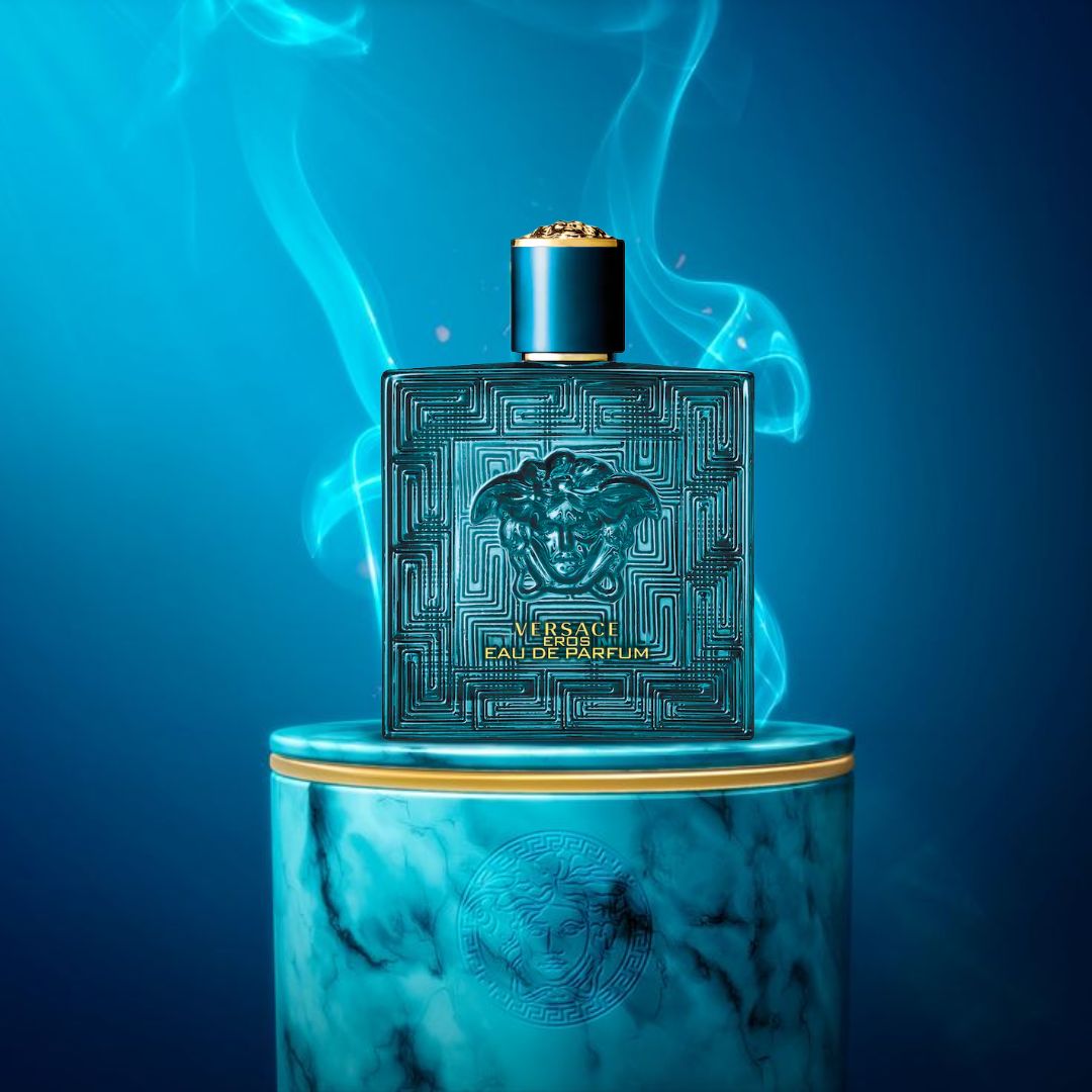 Versace Eros Eau De Parfum Spray 100ML (3.4 OZ) by Versace | Feel the Power of Versace: Energizing Citrus, Sophisticated Wood, Endless Luxury.