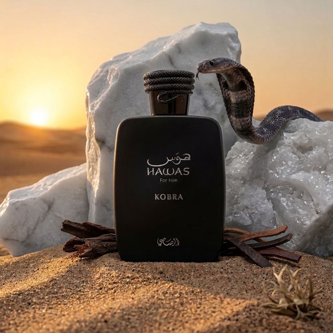 Hawas Kobra Eau de Parfum Spray 100ml (3.4 oz) by Rasasi