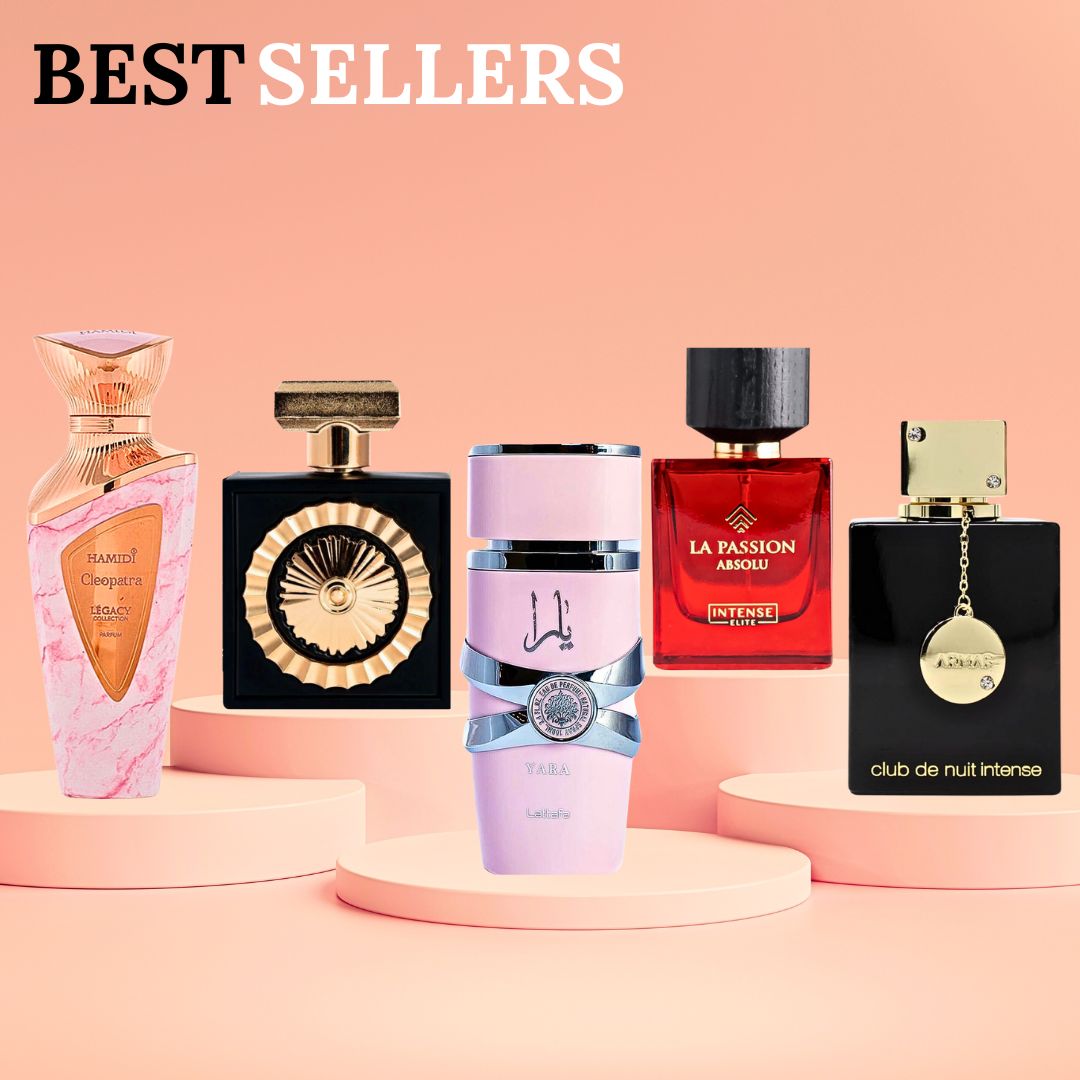 Yara, Nebras, Cleopatra, Club De Nuit Intense, La Passion Absolu - Eau De Parfum Sprays for Women | Long Lasting, Luxurious, Sensual Scents. (COLLECTION FOR WOMEN)