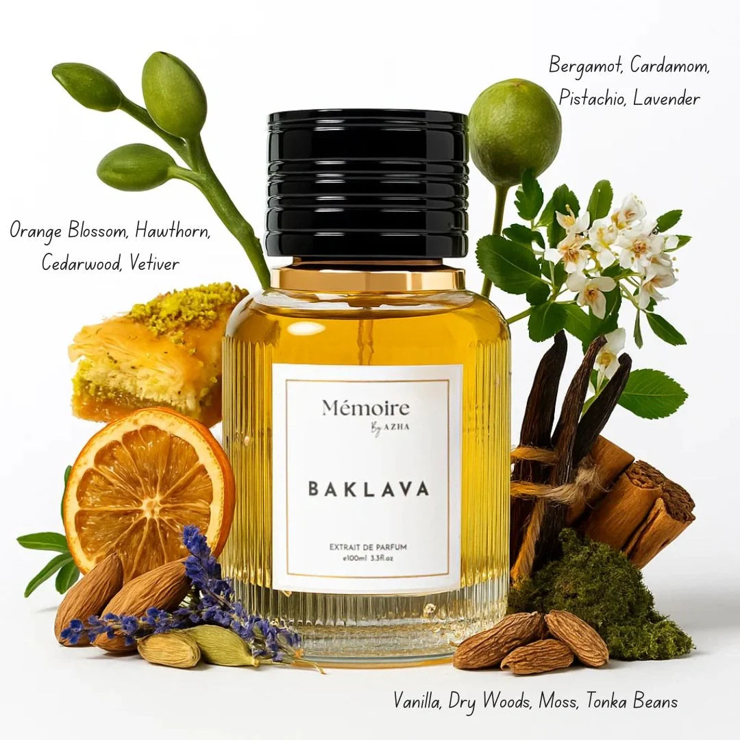 Baklava Extrait de Parfum Spray 100ml (3.3 Oz) - Memoire Collection by Azha