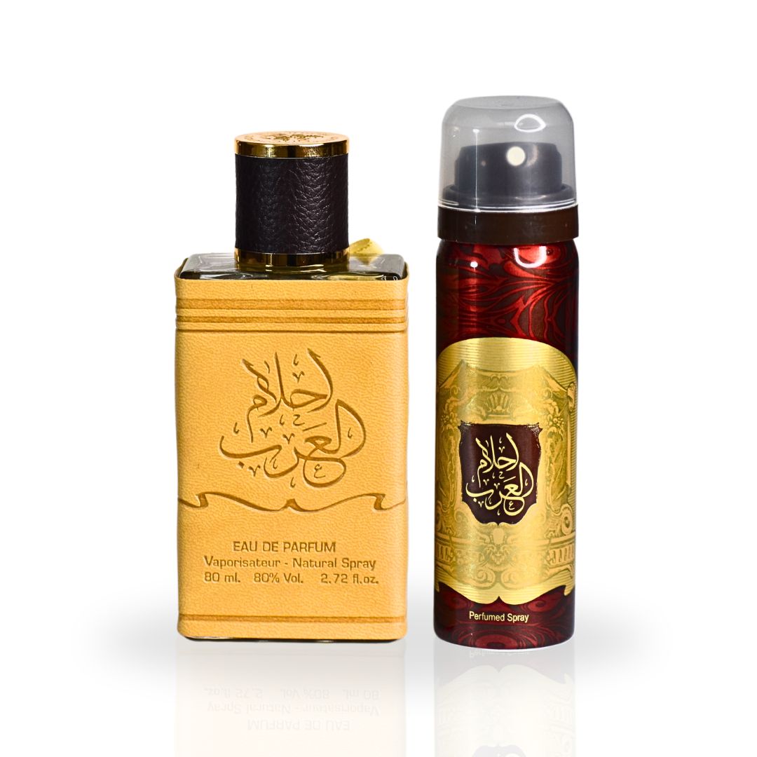 Ahlam Al Arab EDP Spray 80ML (2.72 OZ) With DEO By Ard Al Zaafaran | Long Lasting, Luxurious, Captivating Fragrance.