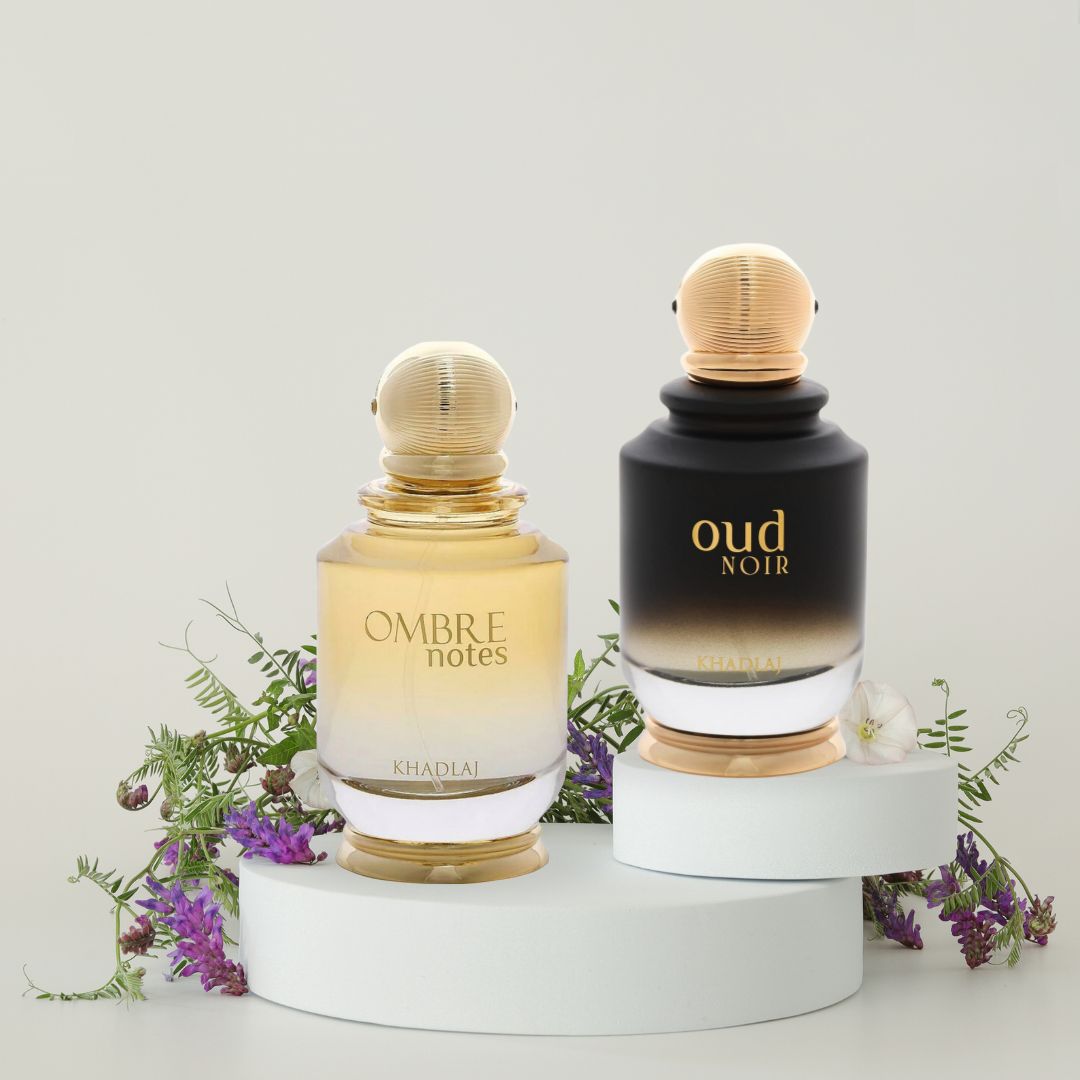 Ombre Notes & Oud Noir - EDP Sprays 100ML (3.4OZ) By Khadlaj. (PREMIUM BUNDLE)