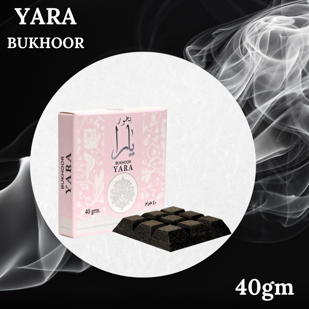 YARA Bukhoor - 40 GMS By Ard Al Zaafaran | Enchanting, Elegant, Luxurious, Captivating Arabian Fragrance.