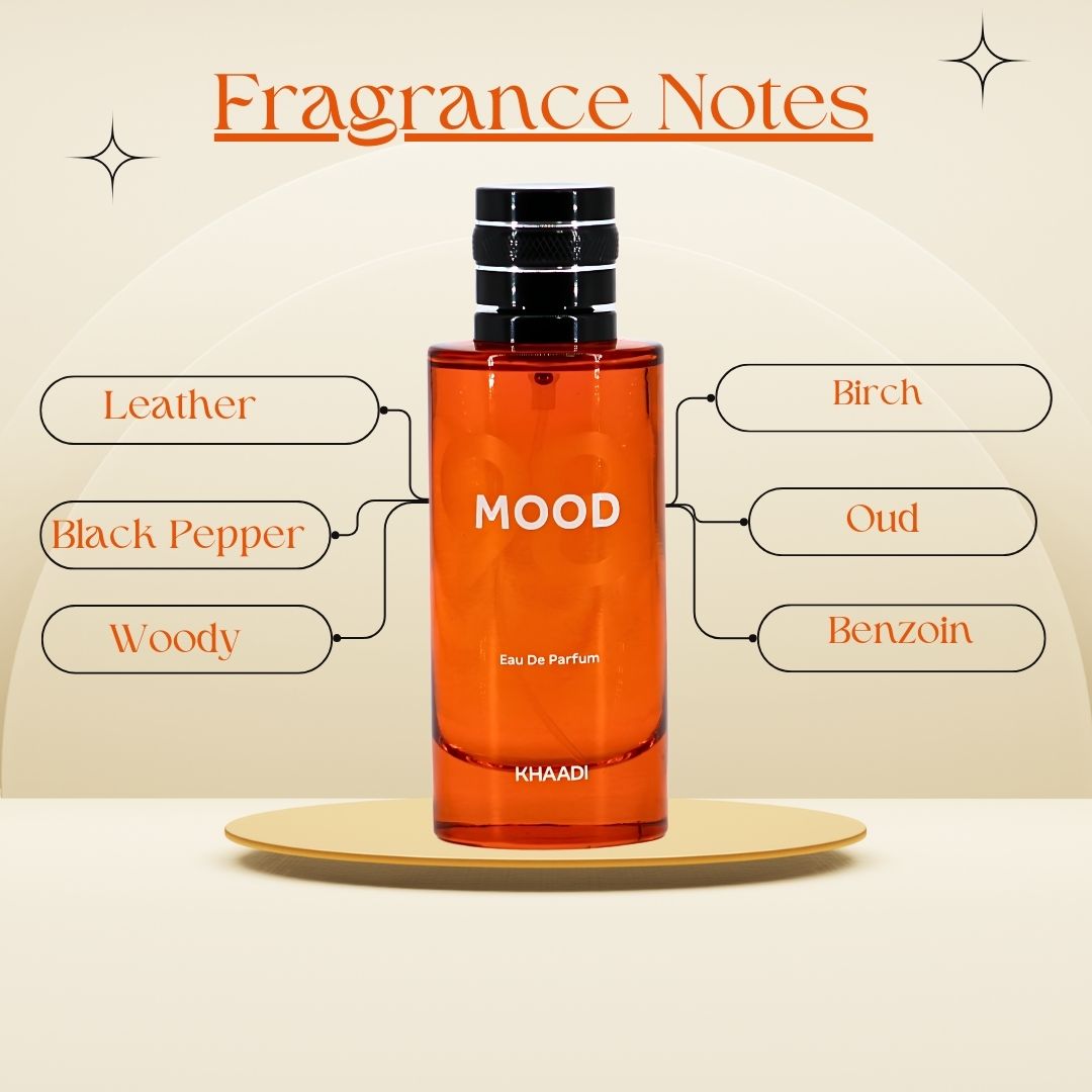 Mood EDP Spray 100ML (3.4 OZ) by Khaadi | Long Lasting, Woody, Exotic, Luxurious Perfumes.