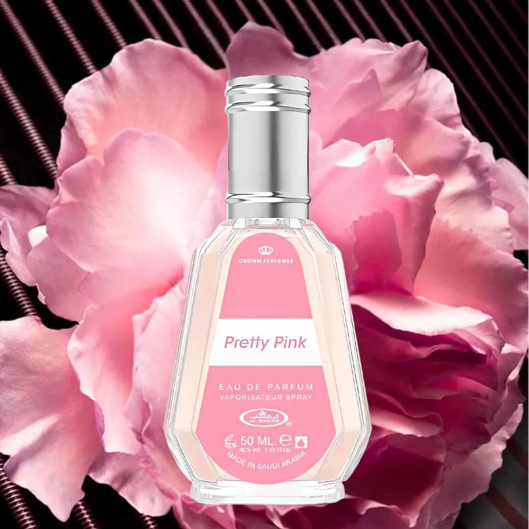 Pretty Pink Eau De Parfum Spray 50ML (1.7 OZ) By Al Rehab | A Delicate Blend Of Soft Florals & Warm Musk, Perfect For Those Who Appreciate A Fresh, Feminine Fragrance.