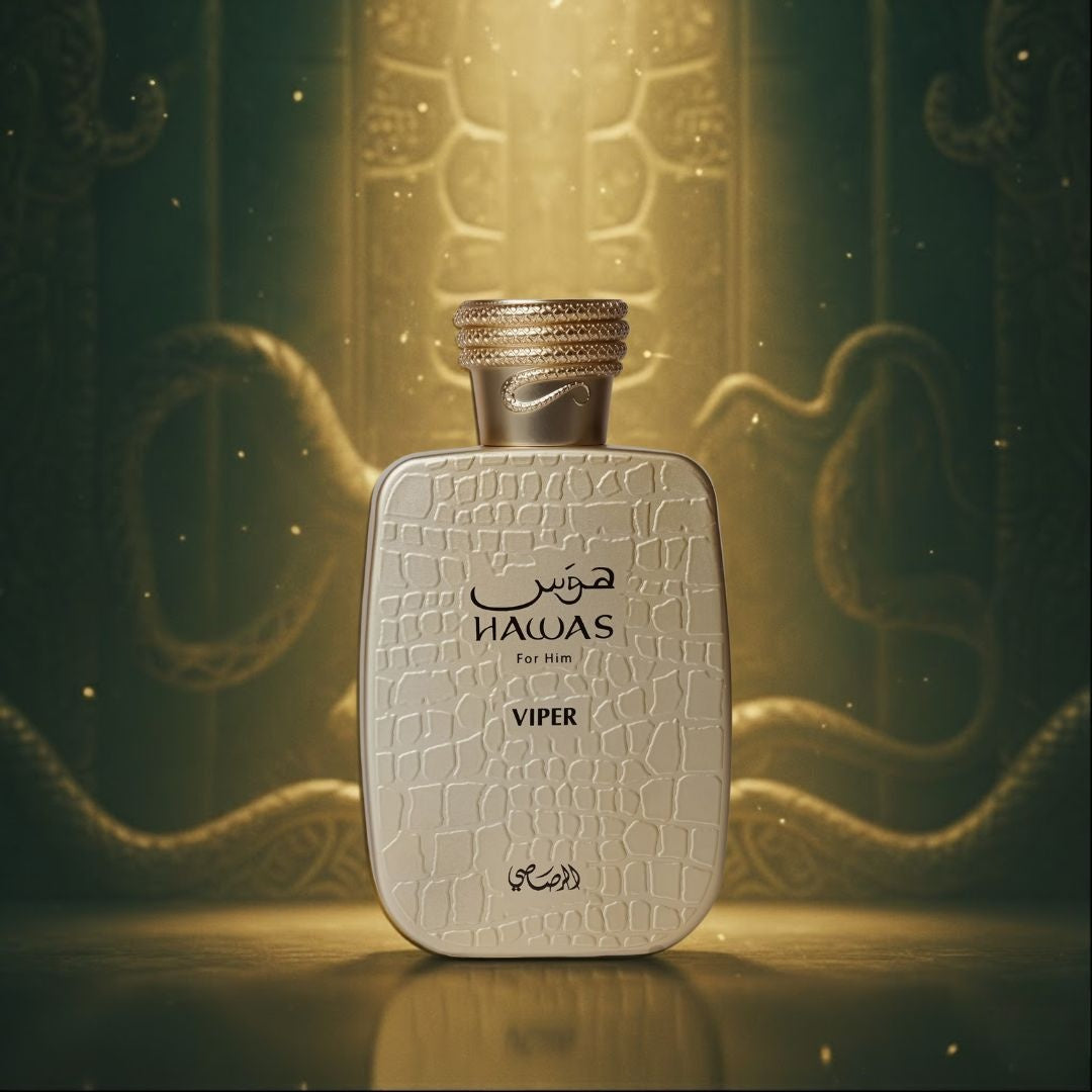 Hawas Viper Eau de Parfum Spray 100ml (3.4 oz) by Rasasi - Intense Oud