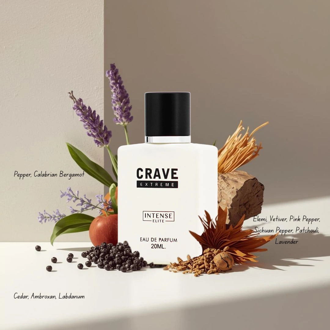 Crave Extreme Eau de Parfum Spray 20ml (0.6 oz) by Intense Elite