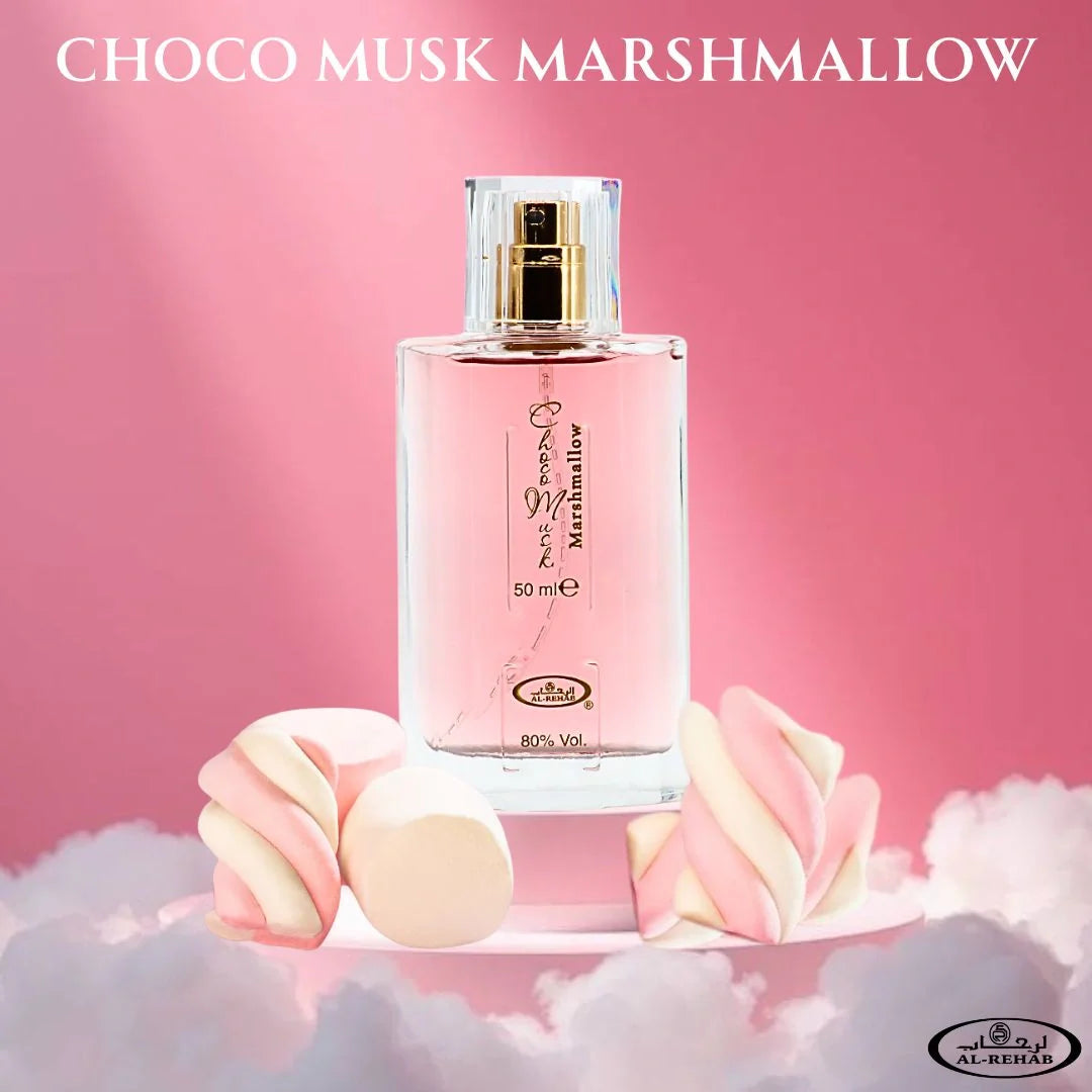 Choco Musk Marshmallow Eau De Parfum Spray 50ML (1.65 OZ) by Al Rehab