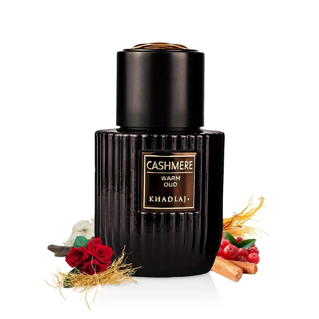 Cashmere Sunshine Musk & Cashmere Warm Oud - EDP Sprays 100ML (3.4 OZ) By Khadlaj | Experience The Refreshing Aroma Of These Exquisite Fragrances. (DELUXE BUNDLE)