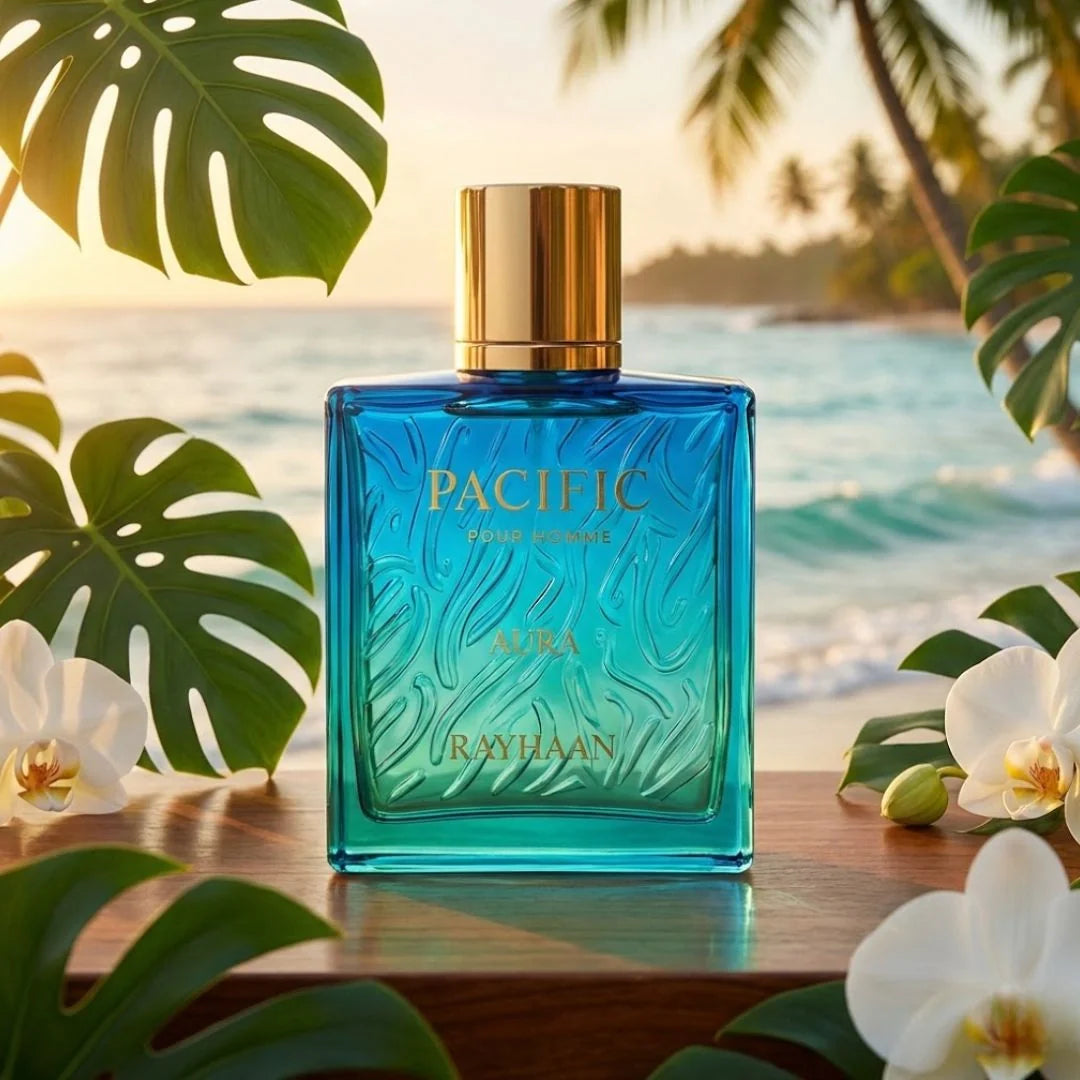 Pacific Aura Eau de Parfum Spray 100ml (3.4 oz) by Rayhaan