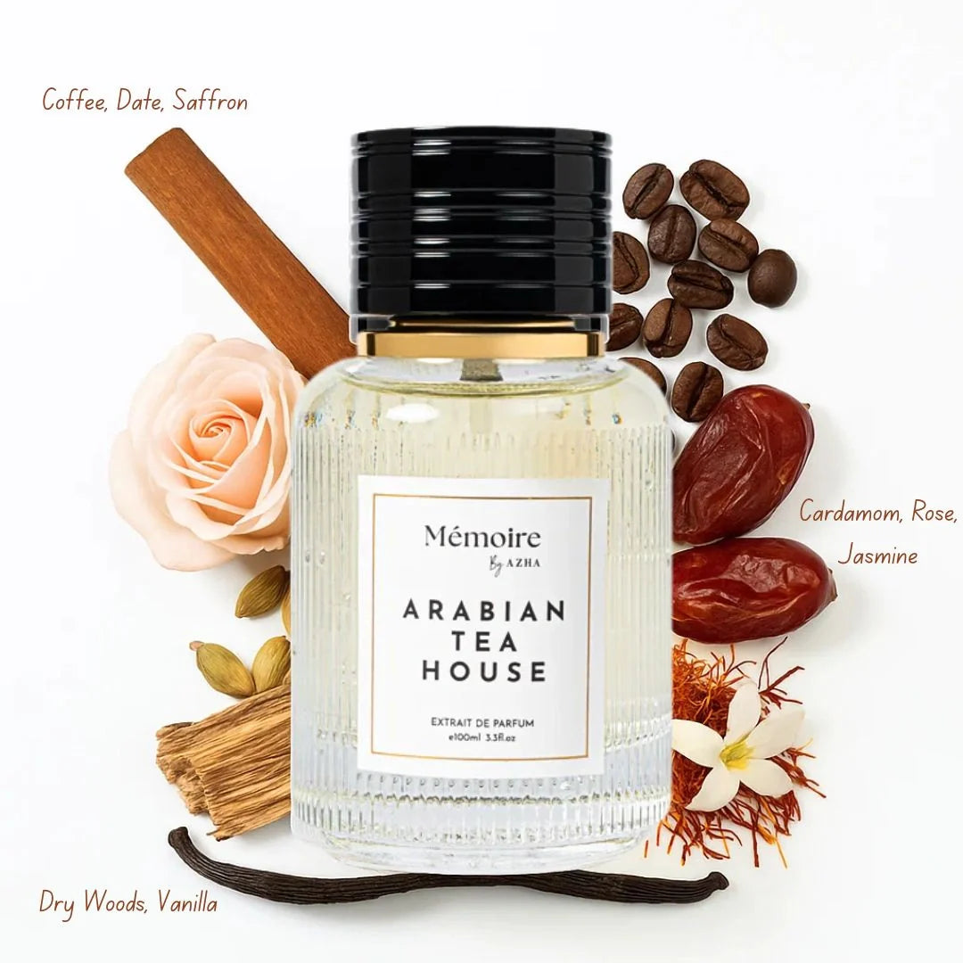 Arabian Tea House Extrait de Parfum Spray 100ml (3.3 Oz) - Memoire Collection by Azha
