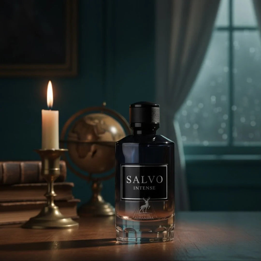Salvo Intense Eau de Parfum Spray 100ml (3.4 oz) by Maison Alhambra - Intense Oud
