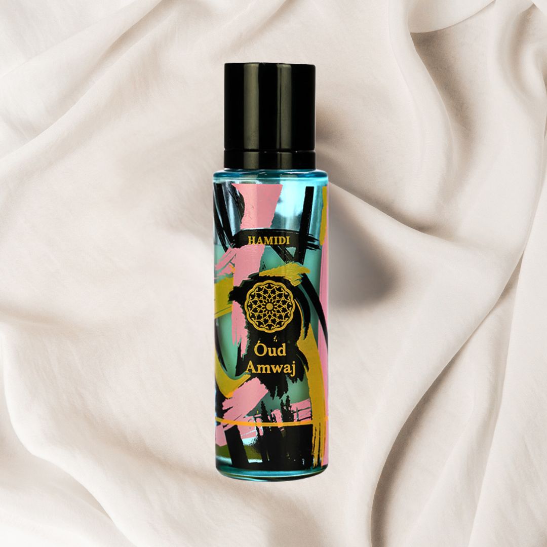 OUD AMWAJ Water Perfume Spray 30ML (1.01 OZ) By Hamidi | Elevate Your Senses With This Woody Fragrance.