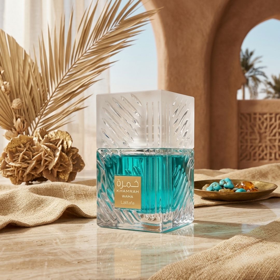 Khamrah Waha Eau de Parfum Spray 100ml (3.4 oz) by Lattafa