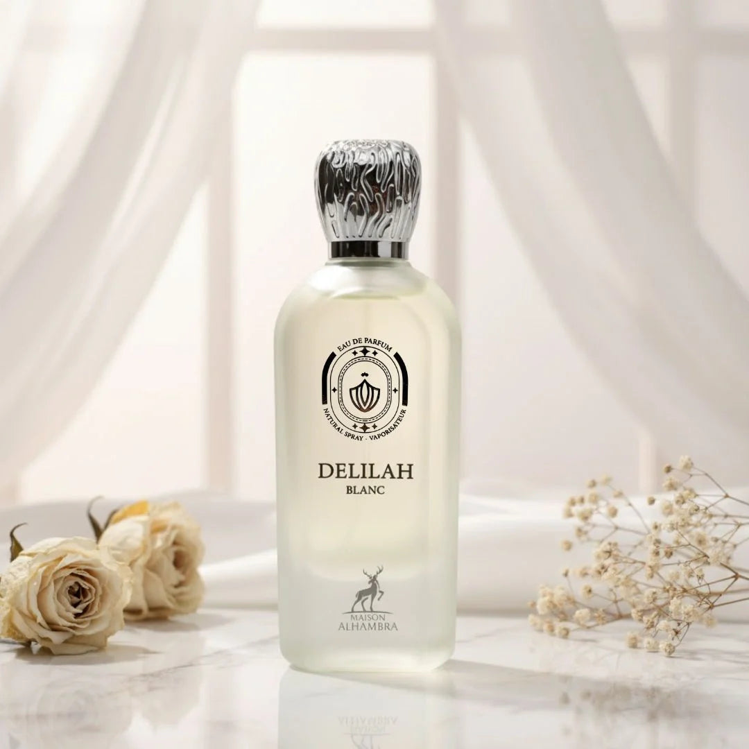 Delilah Blanc Eau de Parfum Spray 100ml (3.4 oz) by Maison Alhambra - Intense Oud