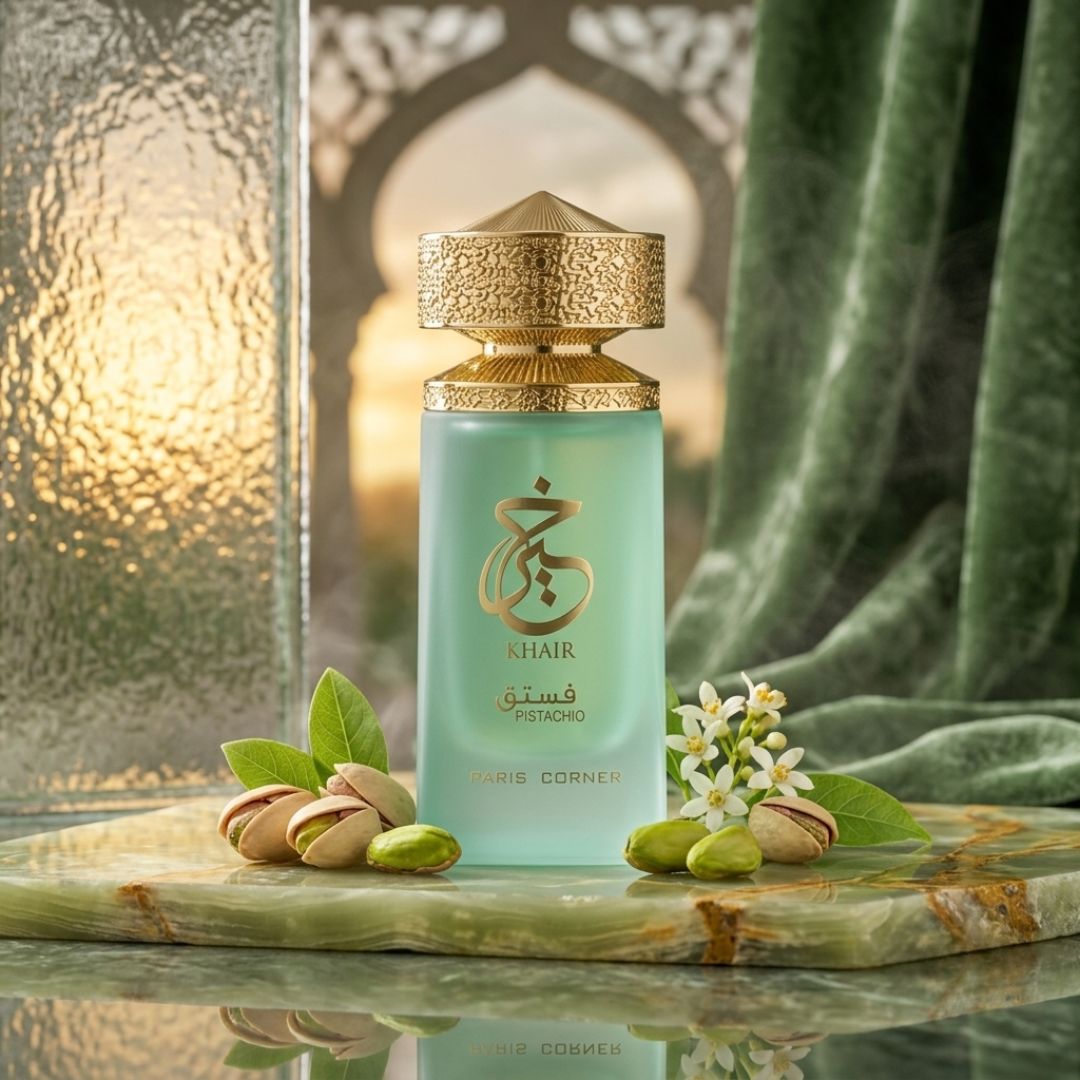Khair Pistachio Eau de Parfum Spray 100ml (3.4 oz) by Paris Corner