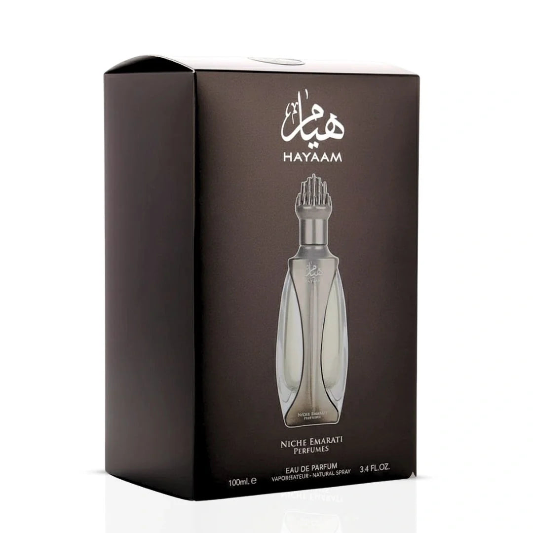 Niche Emarati Hayaam Eau de Parfum Spray 100ml (3.4 oz) by Lattafa