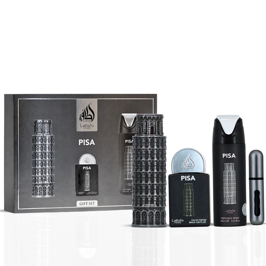 Lattafa Pride Pisa 3-Piece Eau de Parfum Gift Set
