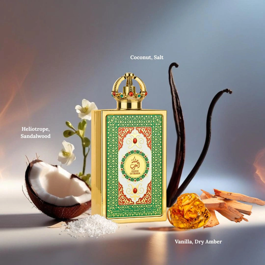 Queen of Arabia Eau De Parfum Spray 100ml (3.4 oz) by Lattafa Pride