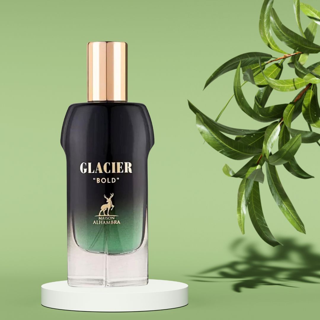 Glacier Bold Eau De Parfum Spray 100ML (3.4 OZ) By Maison Alhambra | Long Lasting, Tropical, Spicy, Luxurious Fragrance.