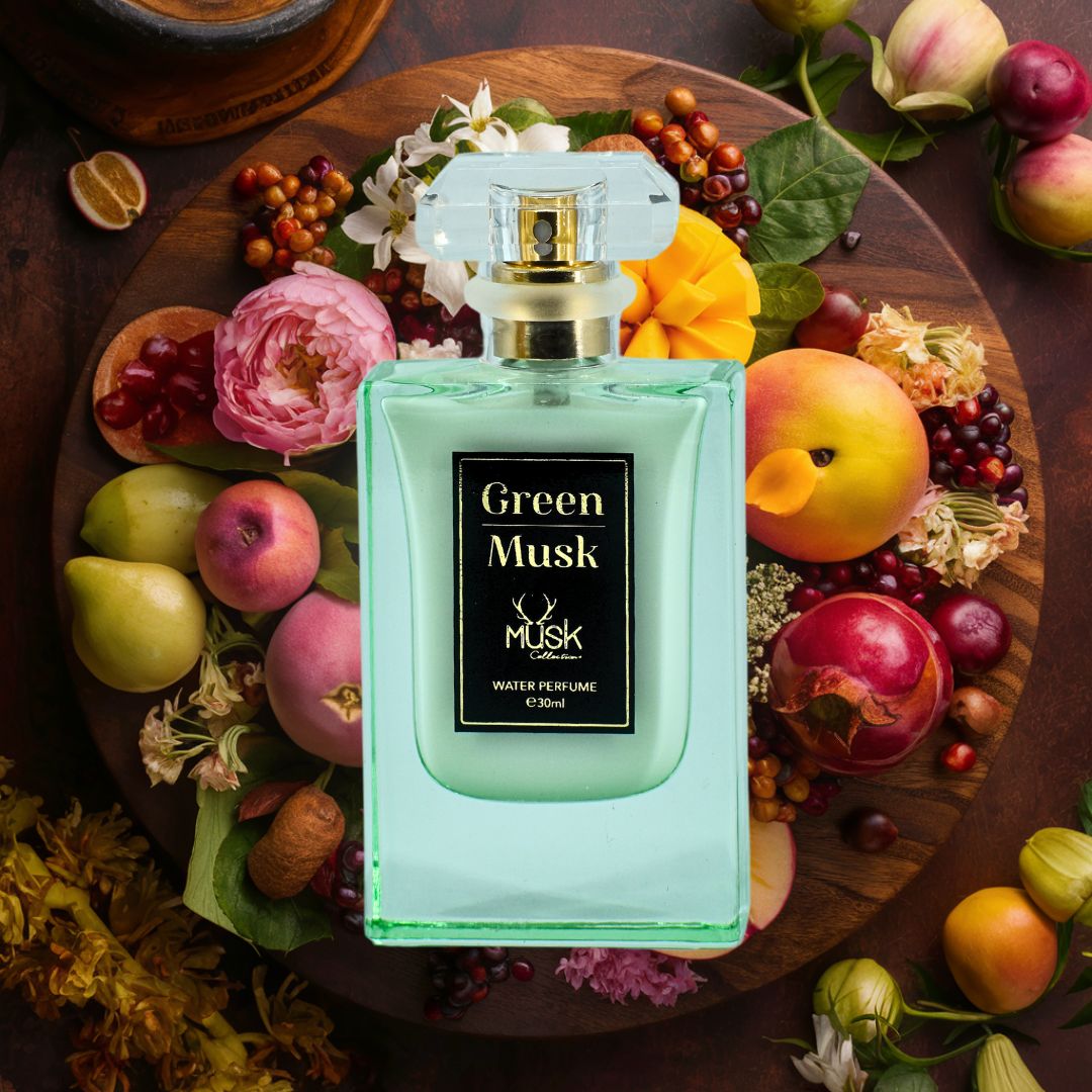 GREEN MUSK WATER PERFUME 30ML (1.01 OZ) By Hamidi | Delight Your Senses With The Invigorating Aroma.