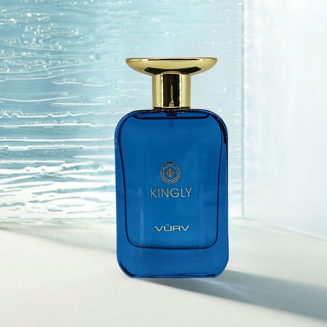 Kingly Eau De Parfum Spray For Men 100ML (3.4 OZ) By Vurv | Long Lasting, Citrusy, Woody & Warm Spicy Fragrance.