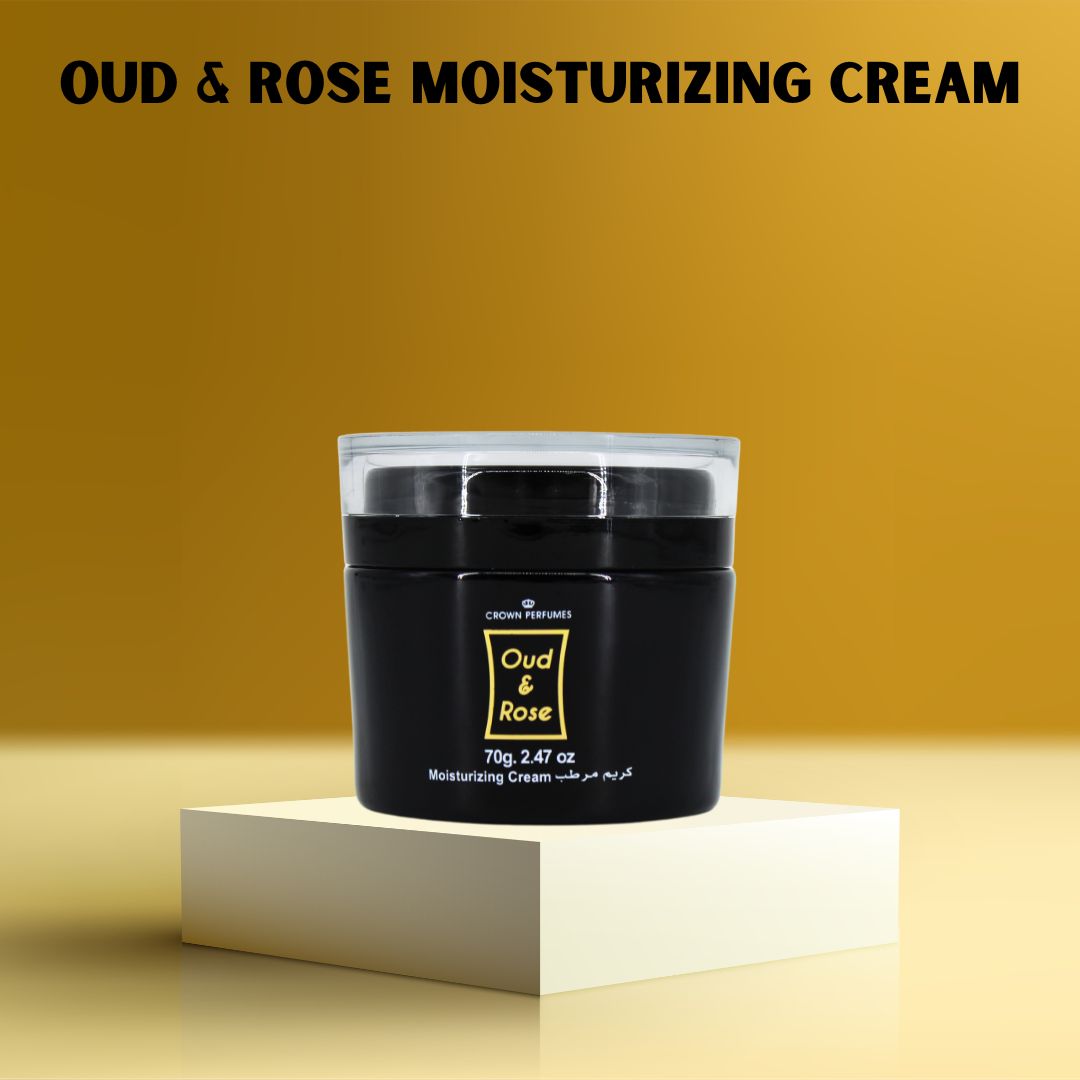 Oud & Rose Moisturizing Cream 70GMS By Al Rehab | Deeply Hydrating, Soothing, Revitalizes Dry Skin, Floral Fragrance.