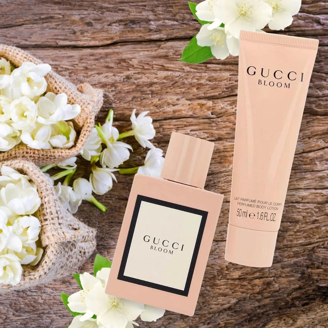 Gucci Bloom 2Pc Gift Set - 50ml (1.6 oz) Eau de Parfum Spray & Body Lotion