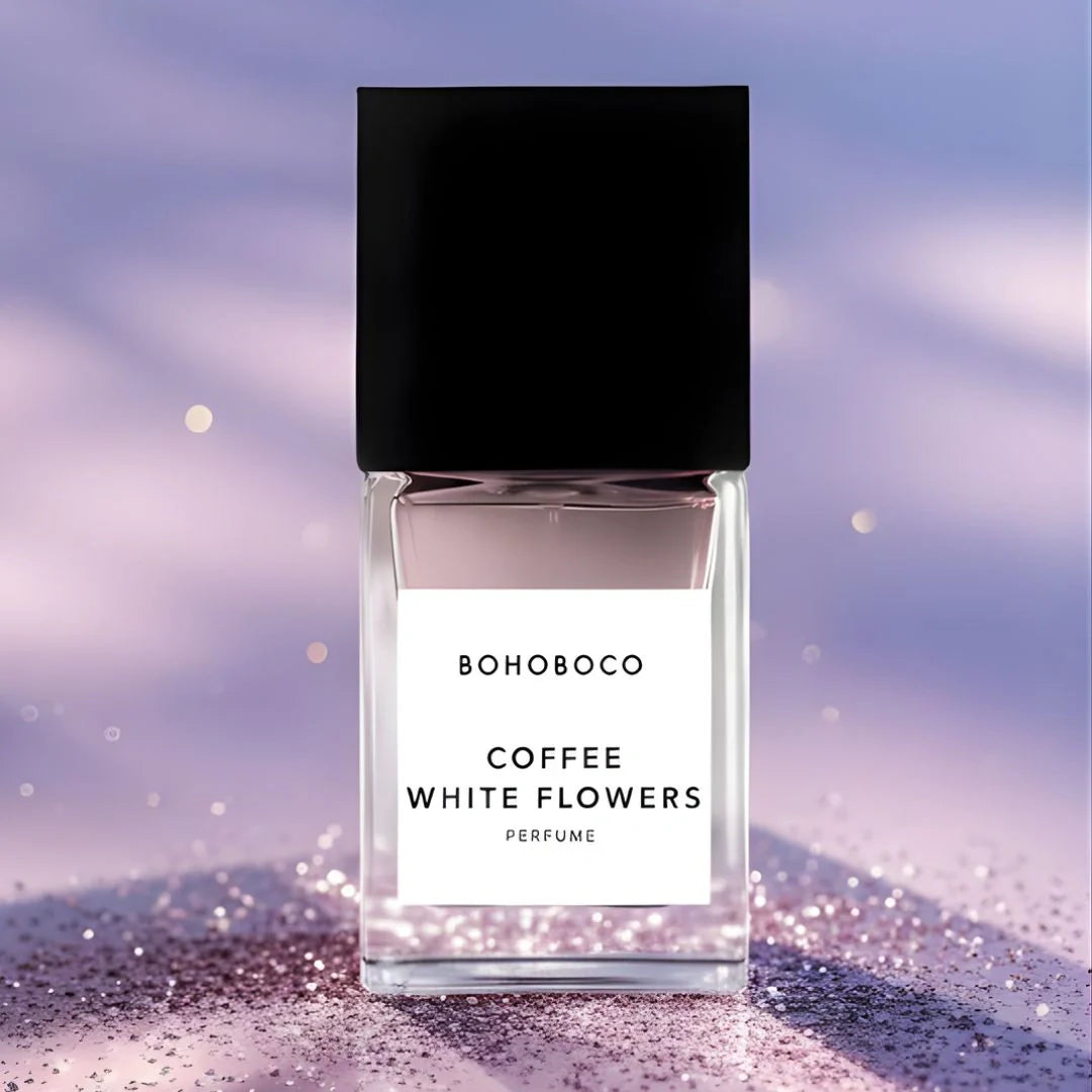 Coffee White Flowers Eau de Parfum Spray 50ml (1.7 fl oz) by Bohoboco - Intense Oud