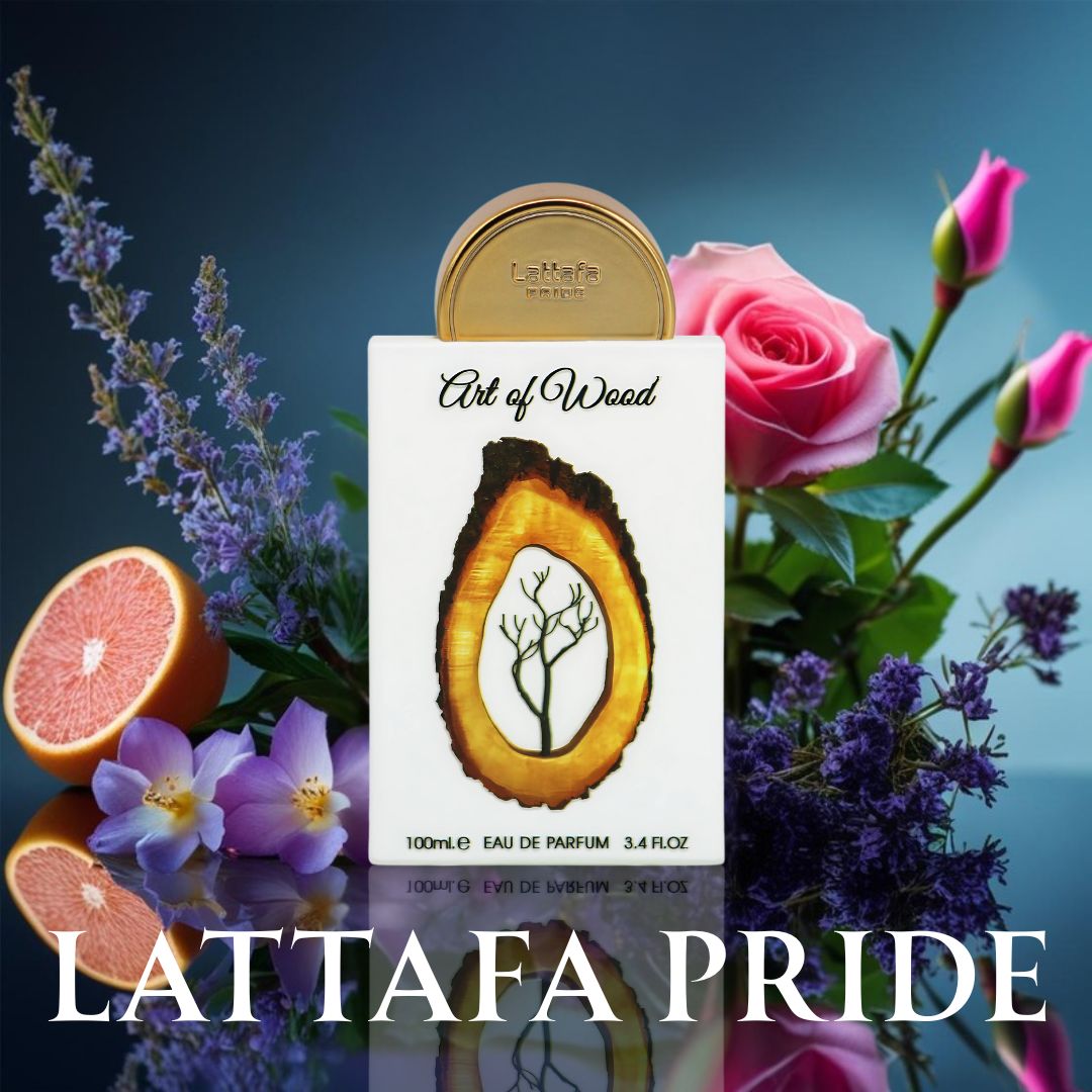 Art of Wood Eau de Parfum Spray 100ml (3.4 oz) by Lattafa Pride