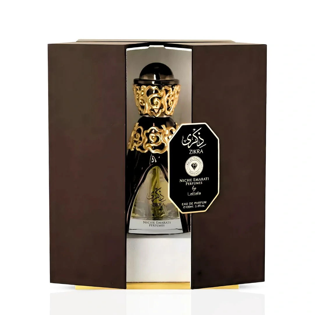 Niche Emarati Zikra Eau de Parfum Spray 100ml (3.4 oz) by Lattafa