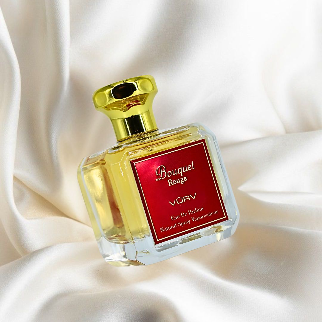 Bouquet Rouge Eau De Parfum Spray 100ML (3.4 OZ) By Vurv | An Exotic, Spicy Blend Of Saffron, Amberwood & Cedar For A Bold Scent With Woody Depth.