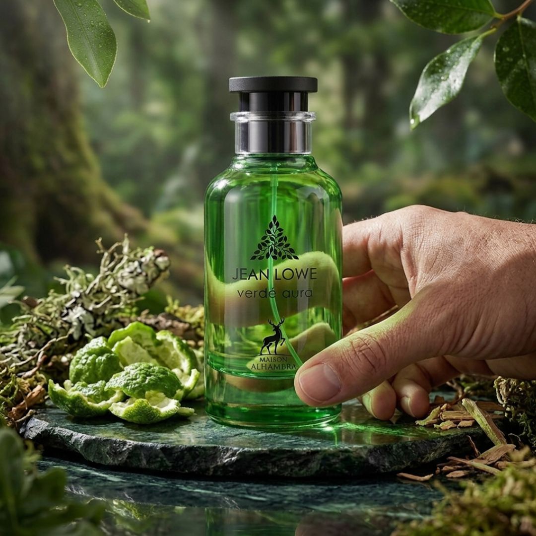 Jean Lowe Verde Aura Eau de Parfum Spray 100ml (3.4 oz) by Maison Alhambra